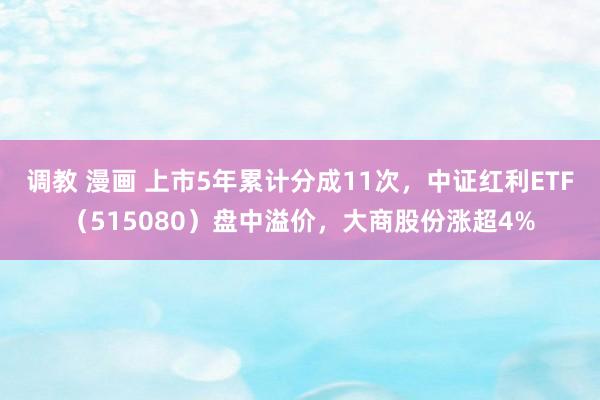 调教 漫画 上市5年累计分成11次，中证红利ETF（515080）盘中溢价，大商股份涨超4%