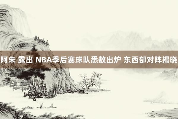 阿朱 露出 NBA季后赛球队悉数出炉 东西部对阵揭晓